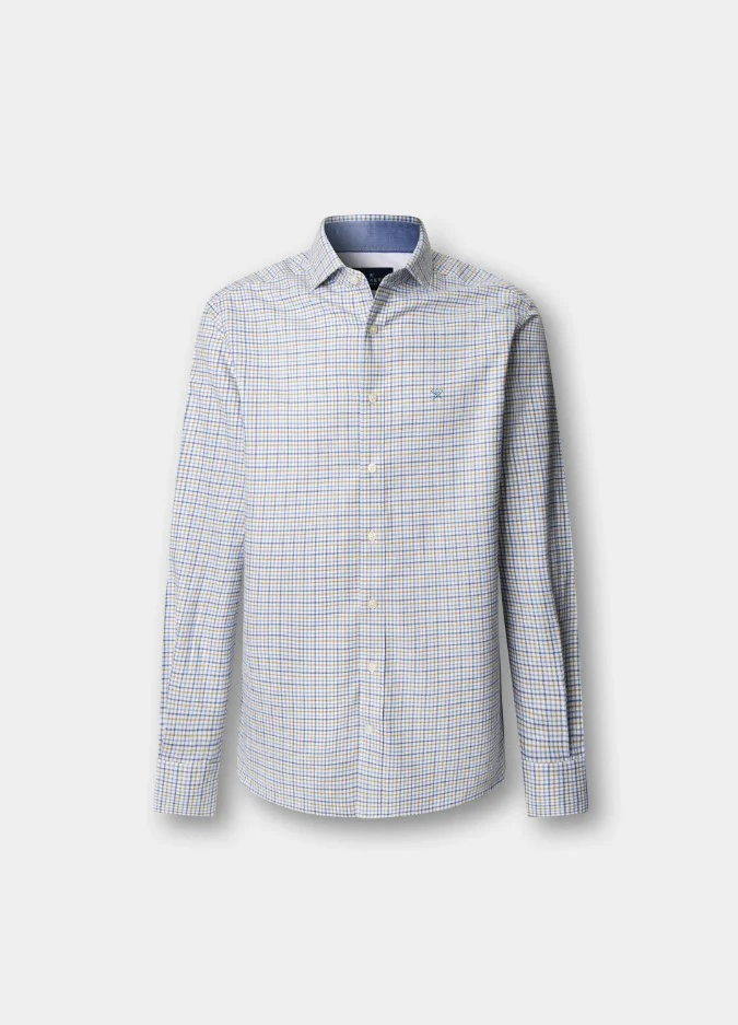 Hemden lange mouw blauw Hackett London - Image 3
