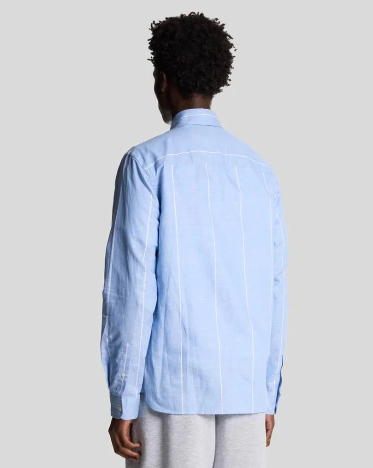 Hemden lange mouw blauw Lyle & Scott - Image 2