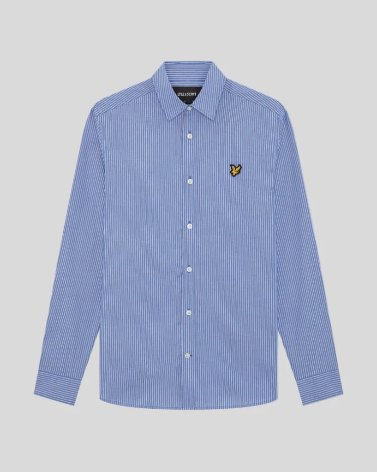 Hemden lange mouw blauw Lyle & Scott - Image 3
