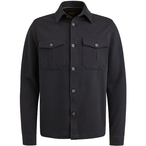 Hemden lange mouw blauw PME