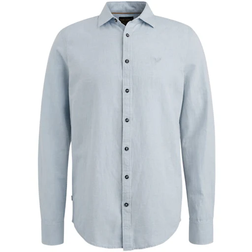 Hemden lange mouw blauw PME