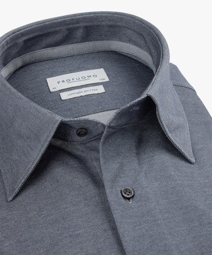 Hemden lange mouw blauw Profuomo - Image 2