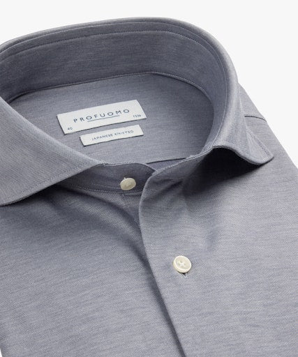 Hemden lange mouw blauw Profuomo - Image 2