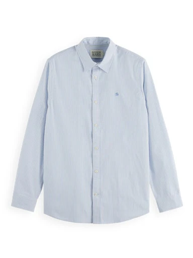 Hemden lange mouw blauw Scotch & Soda