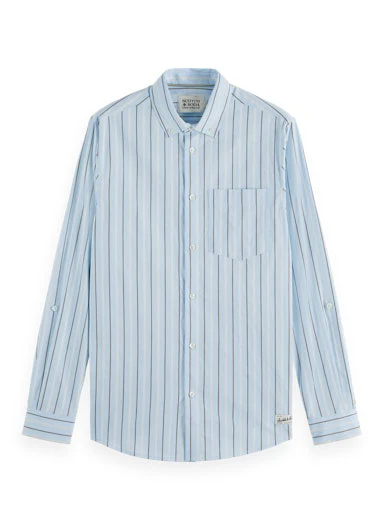 Hemden lange mouw blauw Scotch & Soda - Image 2