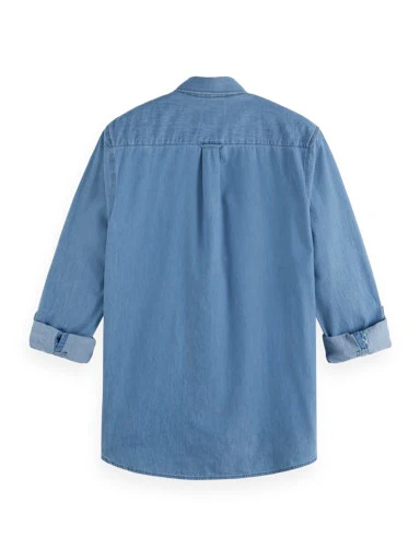 Hemden lange mouw blauw Scotch & Soda - Image 3