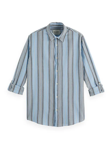 Hemden lange mouw blauw Scotch & Soda - Image 4