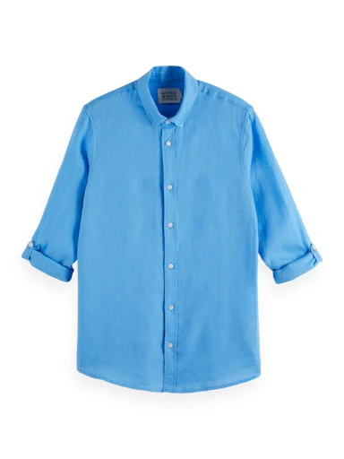 Hemden lange mouw blauw Scotch & Soda - Image 3
