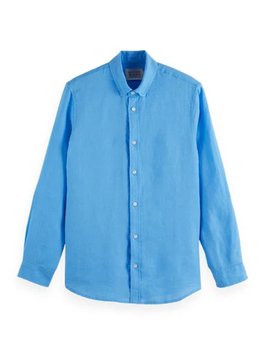 Hemden lange mouw blauw Scotch & Soda - Image 4