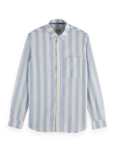 Hemden lange mouw blauw Scotch & Soda - Image 3