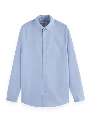 Hemden lange mouw blauw Scotch & Soda