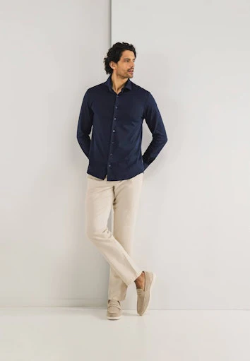Hemden lange mouw navy State of Art - Image 2
