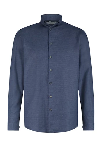 Hemden lange mouw blauw State of Art