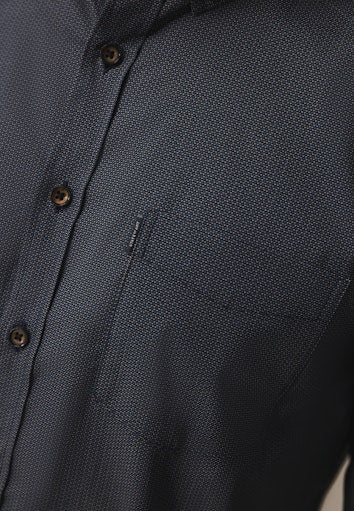 Hemden lange mouw blauw State of Art - Image 5
