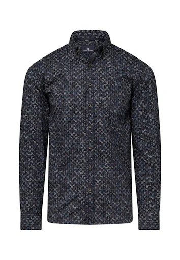 Hemden lange mouw blauw State of Art - Image 7