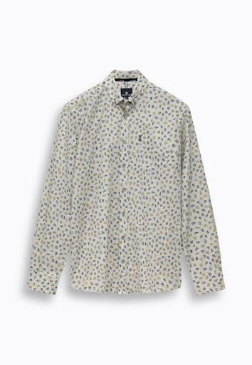 Hemden lange mouw blauw State of Art