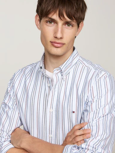 Hemden lange mouw blauw Tommy Hilfiger - Image 6