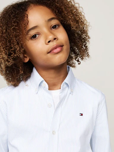 Hemden lange mouw blauw Tommy Hilfiger - Image 3