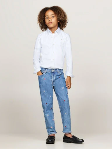 Hemden lange mouw blauw Tommy Hilfiger - Image 5