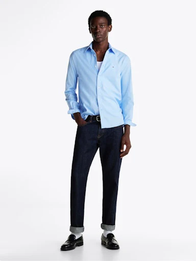 Hemden lange mouw blauw Tommy Hilfiger - Image 3