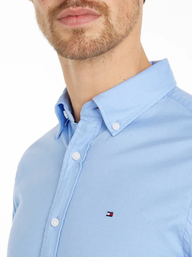 Hemden lange mouw blauw Tommy Hilfiger - Image 4