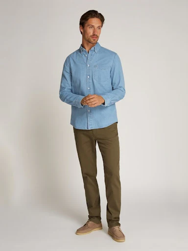 Hemden lange mouw blauw Tommy Hilfiger - Image 2