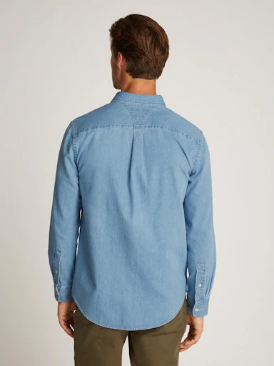 Hemden lange mouw blauw Tommy Hilfiger - Image 3
