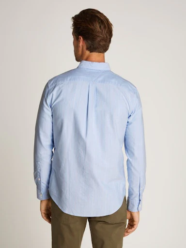 Hemden lange mouw blauw Tommy Hilfiger - Image 3