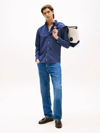 Hemden lange mouw blauw Tommy Hilfiger - Image 3