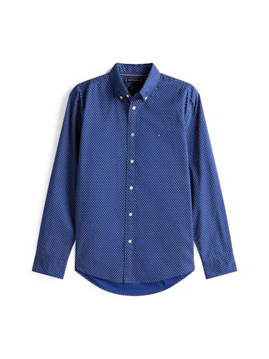 Hemden lange mouw blauw Tommy Hilfiger - Image 4
