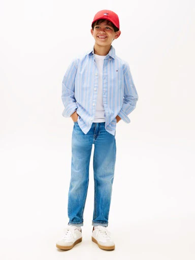 Hemden lange mouw blauw Tommy Hilfiger - Image 3