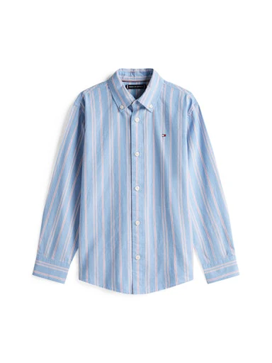 Hemden lange mouw blauw Tommy Hilfiger - Image 4