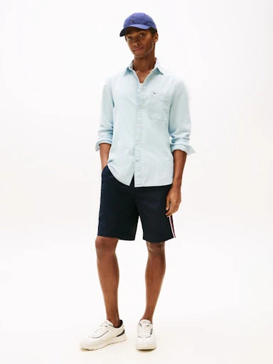 Hemden lange mouw blauw Tommy Hilfiger - Image 3