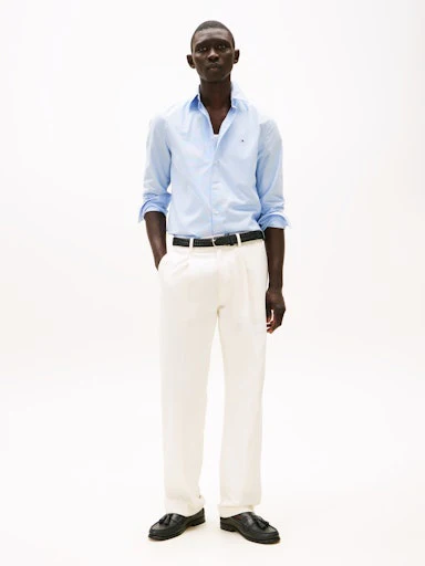 Hemden lange mouw blauw Tommy Hilfiger - Image 3