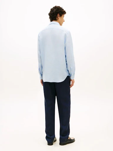 Hemden lange mouw blauw Tommy Hilfiger - Image 3