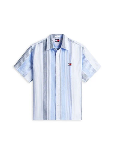 Hemden lange mouw blauw Tommy Jeans - Image 5