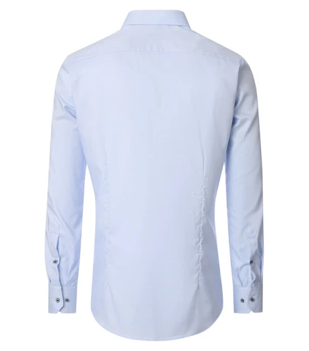 Hemden lange mouw blauw VENTI - Image 4