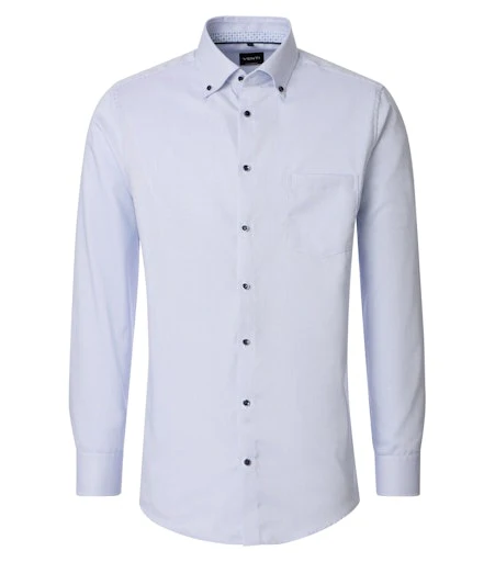 Hemden lange mouw blauw VENTI
