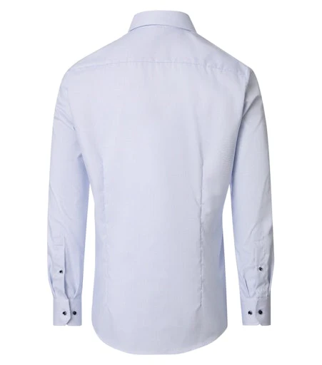 Hemden lange mouw blauw VENTI - Image 4