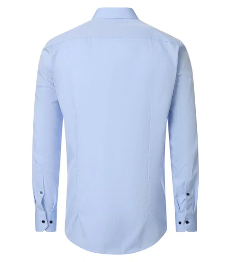Hemden lange mouw blauw VENTI - Image 4