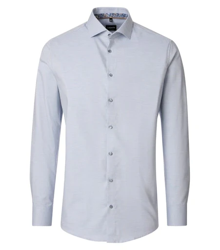 Hemden lange mouw blauw VENTI