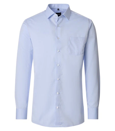 Hemden lange mouw blauw VENTI