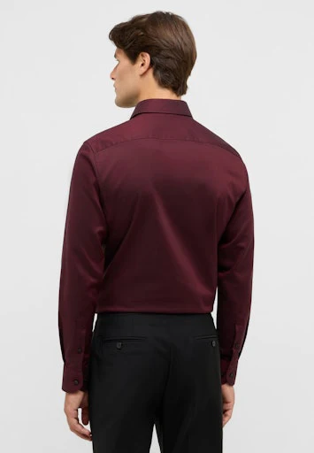Hemden lange mouw bordeaux ETERNA - Image 4