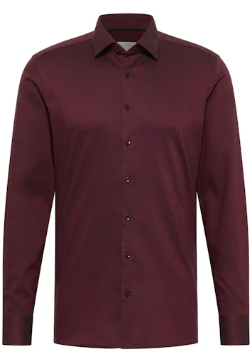 Hemden lange mouw bordeaux ETERNA - Image 5