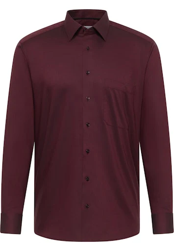 Hemden lange mouw bordeaux ETERNA - Image 5