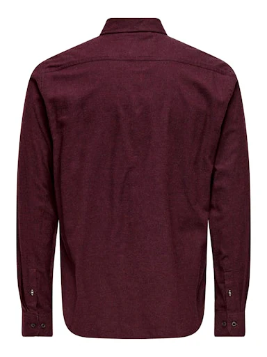 Hemden lange mouw bruin ONLY&SONS - Image 2