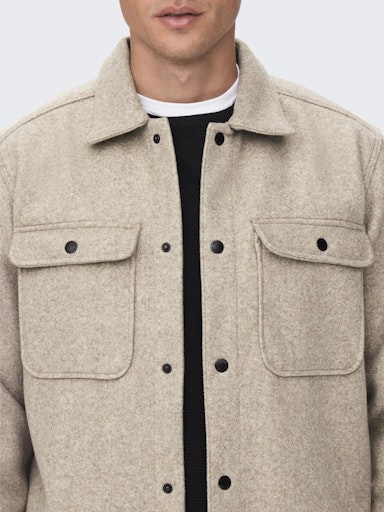 Hemden lange mouw bruin ONLY&SONS - Image 7