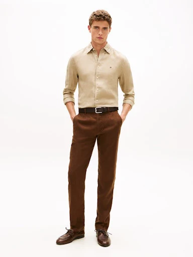 Hemden lange mouw bruin Tommy Hilfiger - Image 2