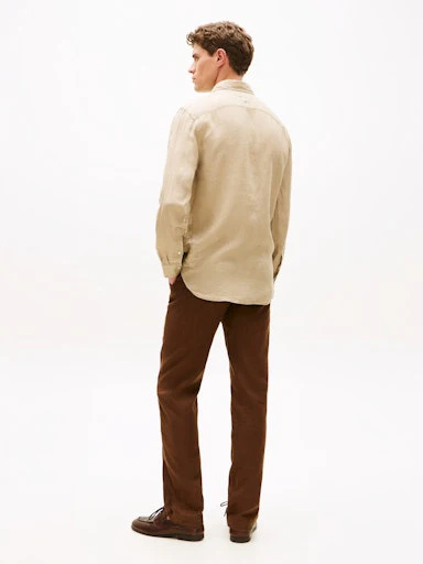 Hemden lange mouw bruin Tommy Hilfiger - Image 3