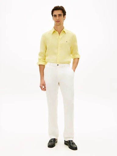 Hemden lange mouw geel Tommy Hilfiger - Image 2